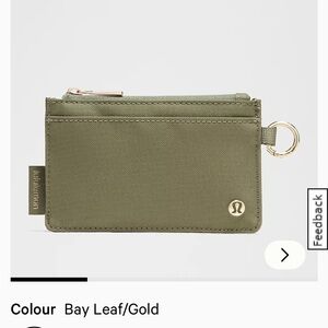 lululemon athletica Bay Leaf Key & Card Holder